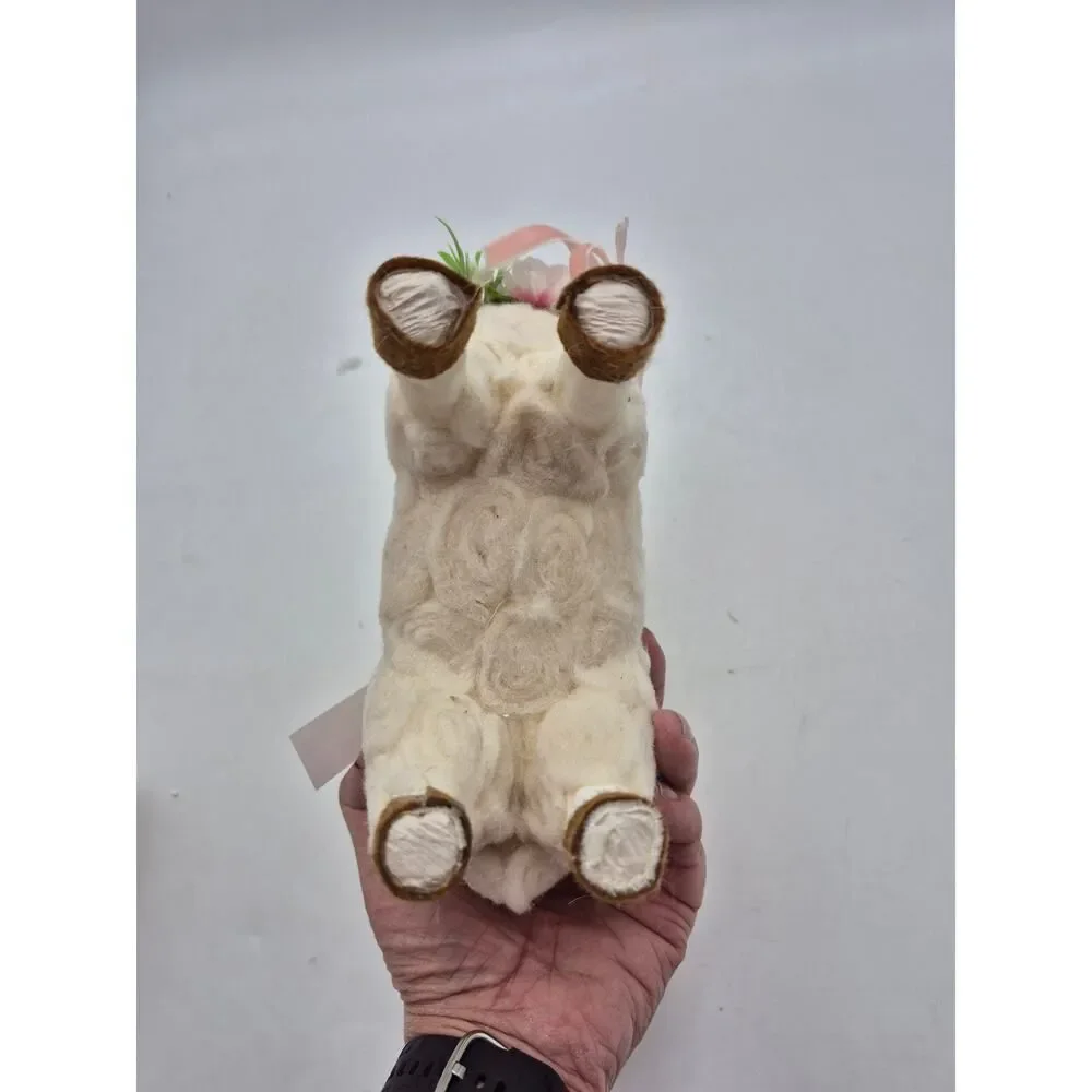 Resin Lambs W/Floral Garland‎ by Valerie Parr Hill "RARE' NIB - Picture 7 of 12